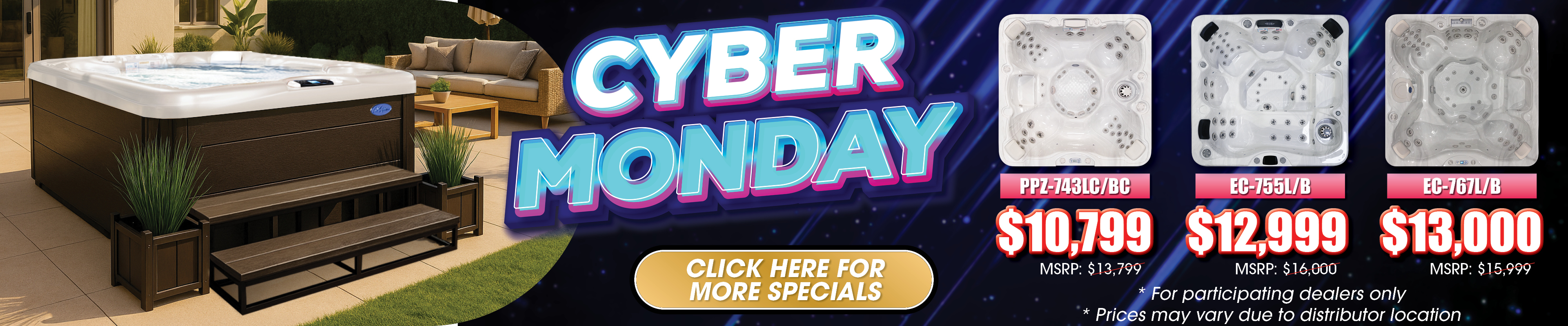 Calspas hot tub being used in a family setting - Merrimack