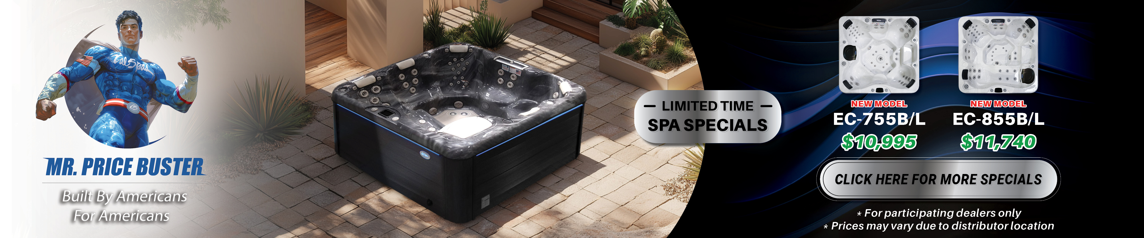 Calspas hot tub being used in a family setting - Merrimack